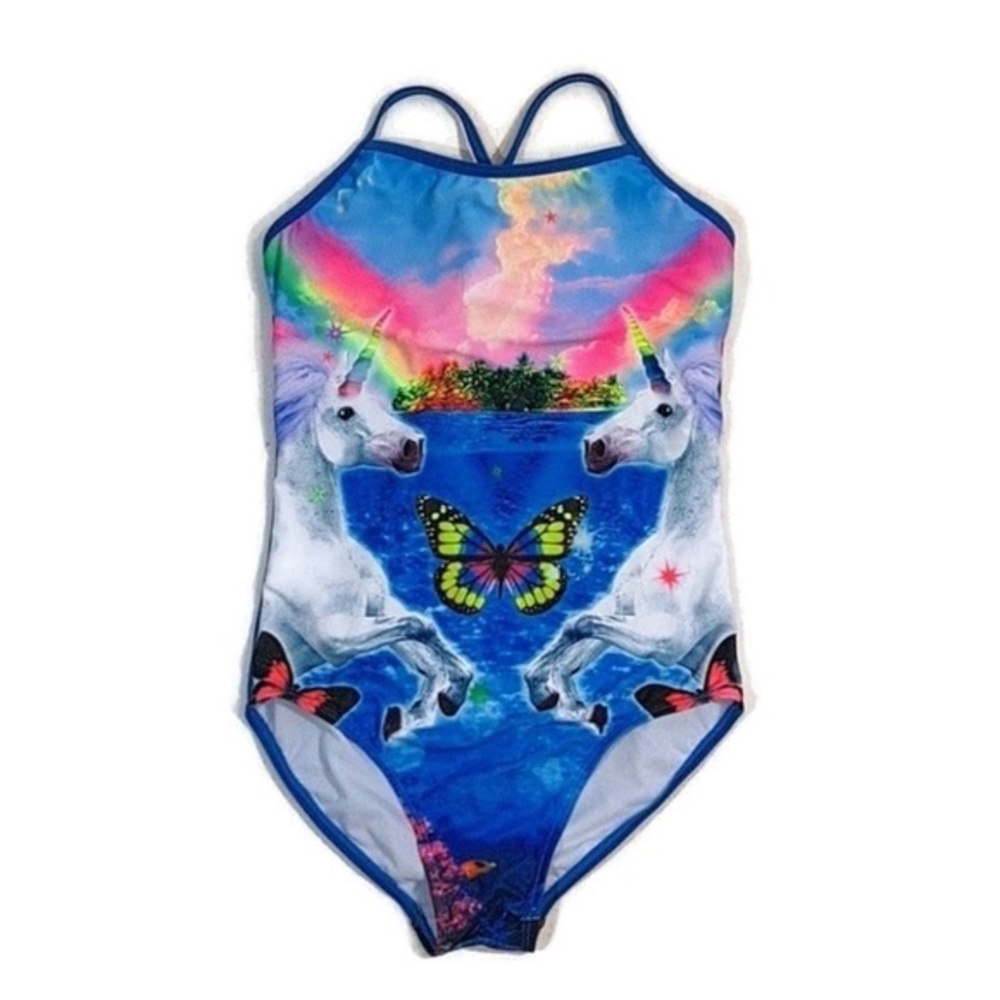 Unicorn/Butterfly Kids Swimsuit
